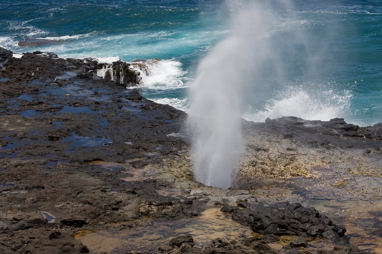 Visit the Spouting Horn Blowhole