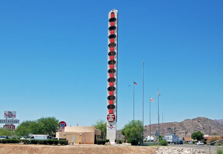 World's Tallest Thermometer – Baker, California