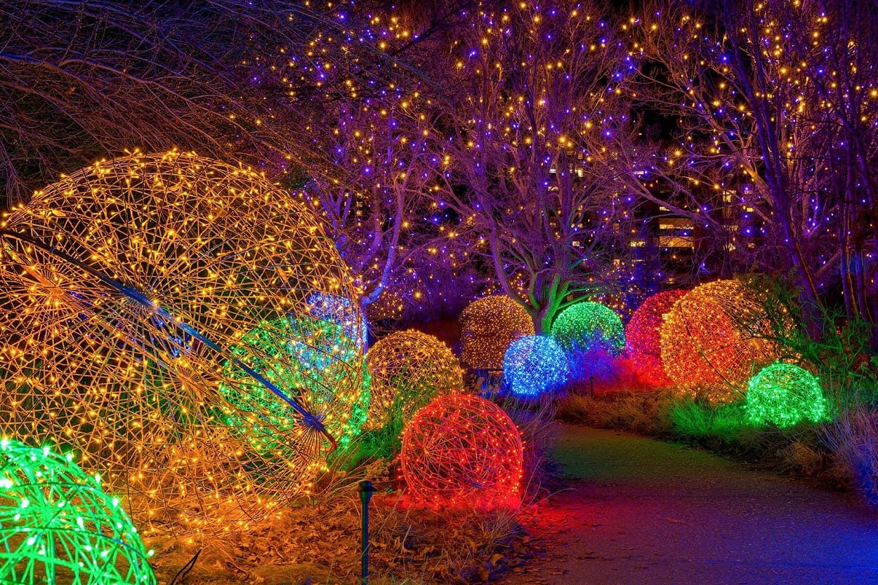 Blossoms of Lights at the Denver Botanic Gardens - Denver, CO