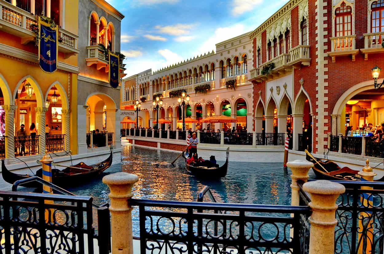 Take a Gondola Ride at the Venetian